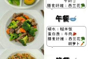 减肥菜单一周,减肥菜单
