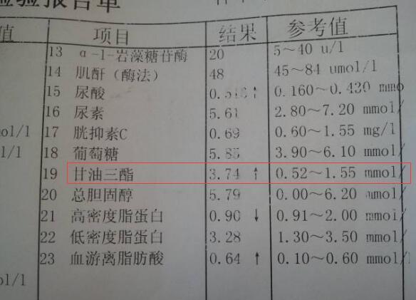 三油甘脂要多高才危险,甘油三酯是什么意思