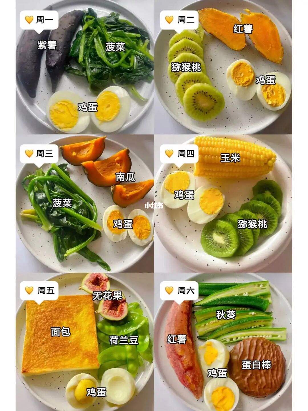 周减肥食谱,周减肥食谱带能量