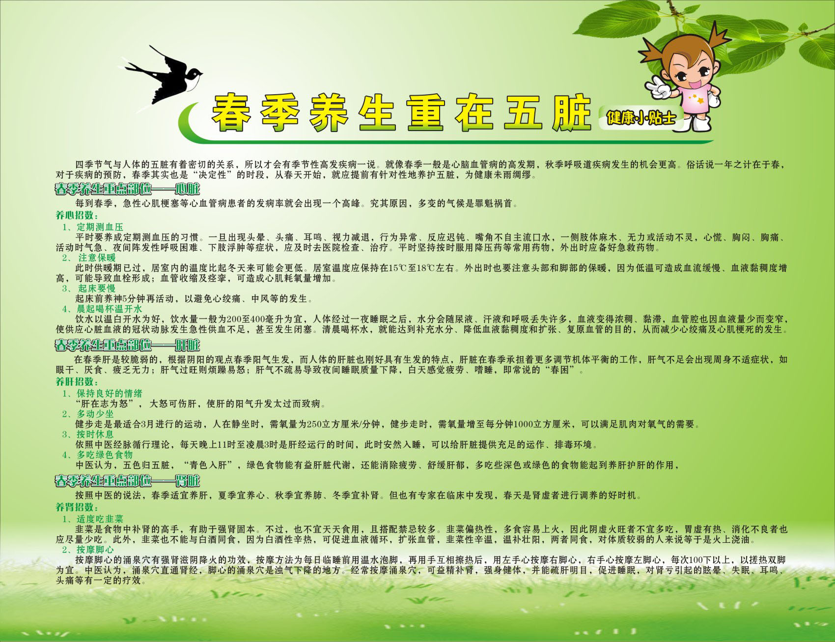春季养生知识,春季养生知识图片