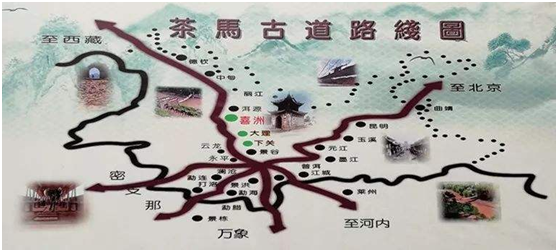 茶马古道路线,茶马古道路线所经地区全部归属中央政府管辖是在