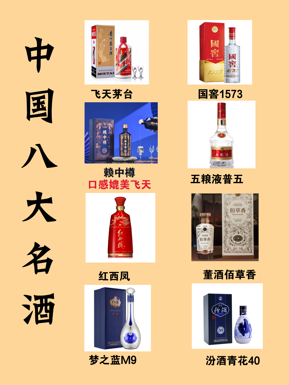 中国名酒价格表和图片中国名酒白酒价格表和图片
