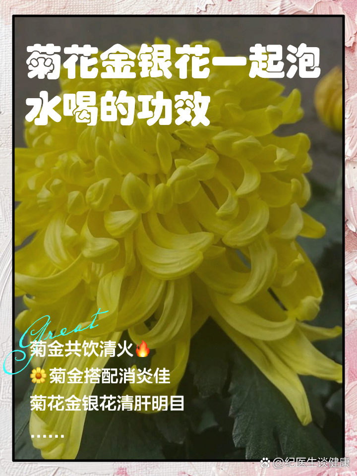 菊花枸杞金银花茶的功效与作用去火吗,菊花枸杞金银花茶的功效与作用