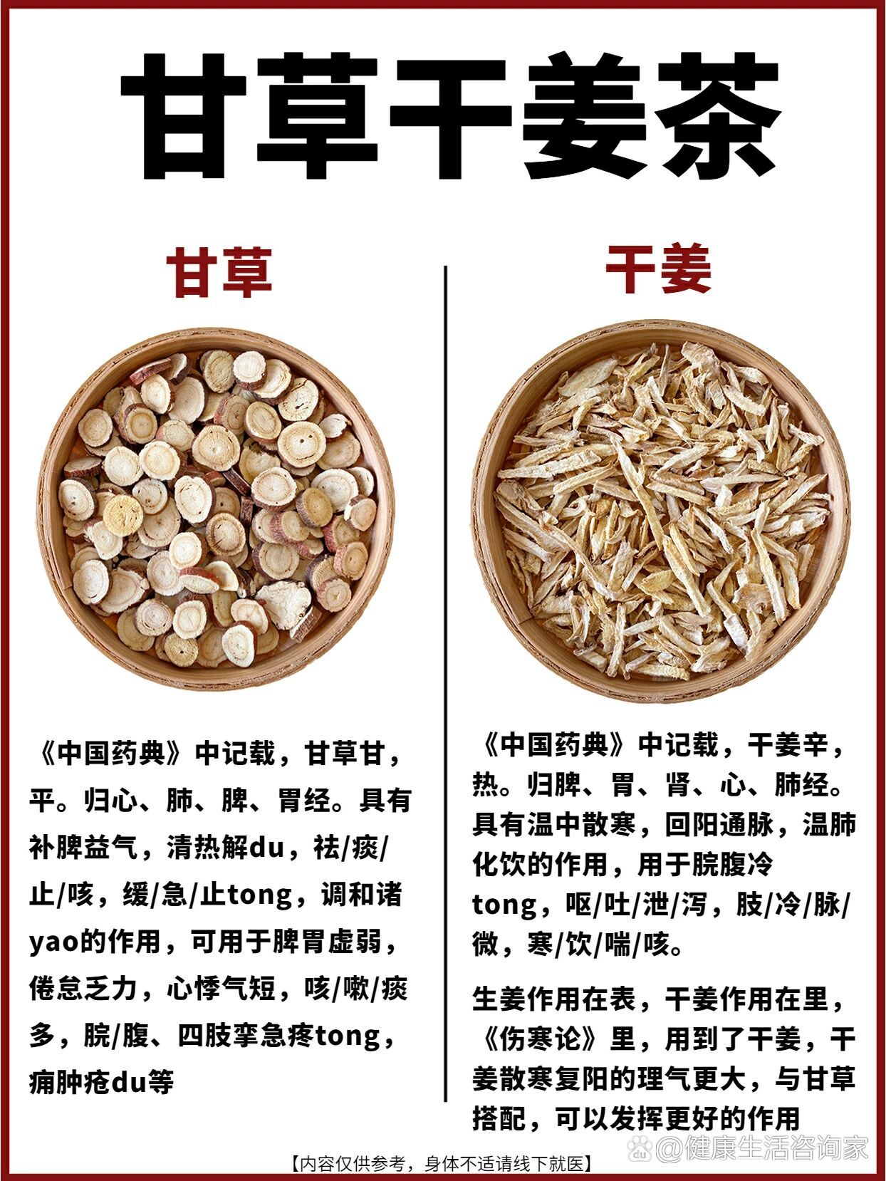 甘草和干姜泡水喝的功效与作用甘草干姜泡水喝的功效与作用可以长期喝吗