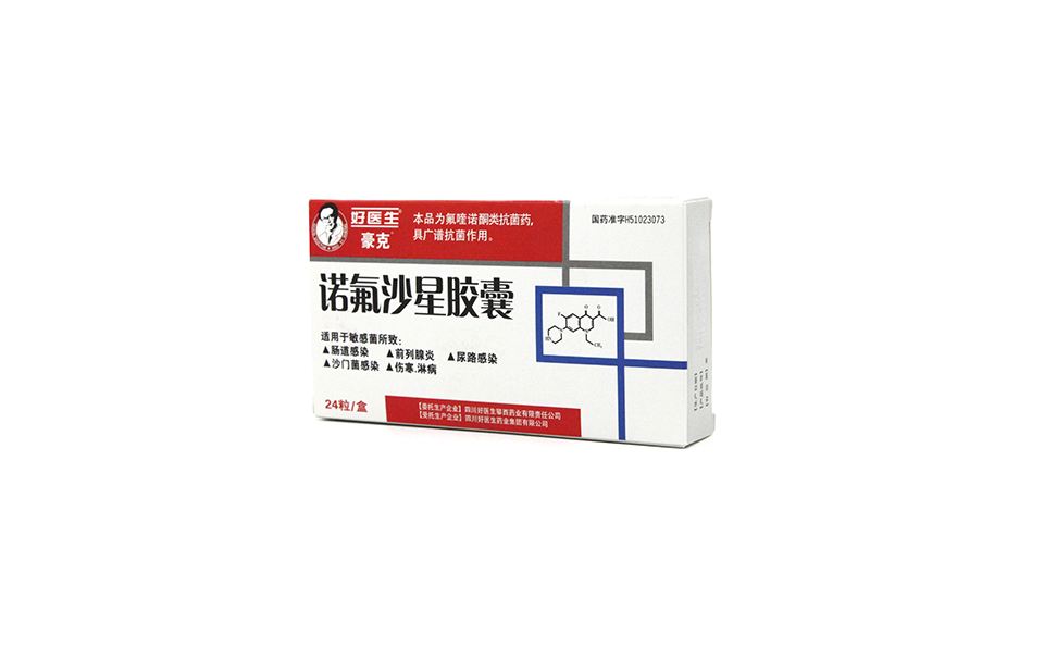 诺氟沙星一次吃2粒吗,诺佛沙星胶囊