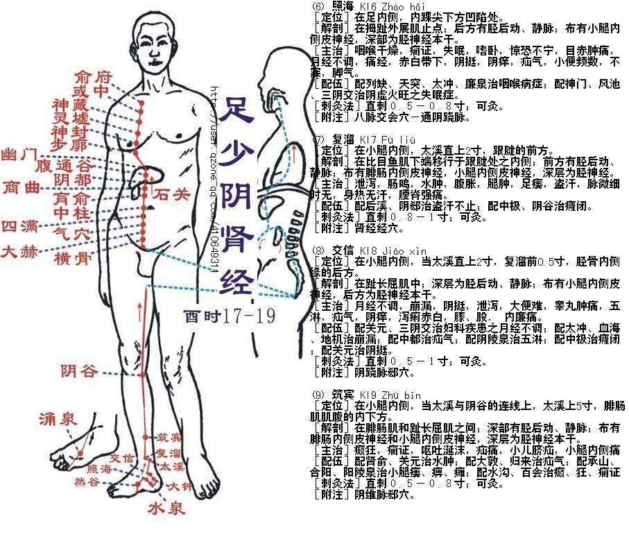 人体保健穴人体有四个止咳特效穴
